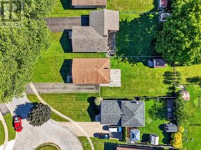 Niagara Falls (Arad/Fallsview) apartment for rent - A bird's eye view of a residential neighborhood with houses and trees.