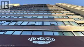 Hamilton condo for rent - Durand sign on a building.