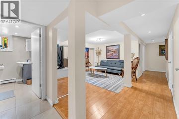 Vancouver apartment for rent - A living room with a couch and a television.