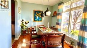 Pickering (Bay Ridges) apartment for rent - A dining room with a table and chairs.