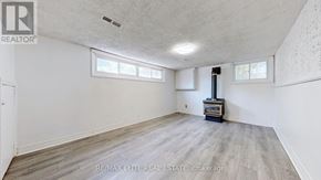 Richmond Hill (Harding) apartment for rent - A room with a wood stove and a window.