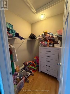 London East (East I) apartment for rent - A small closet with a white shelf and a white dresser.