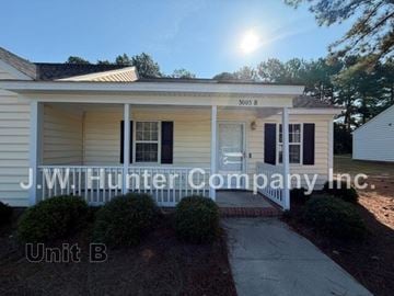 Wilson apartment for rent - A house with the name J.W. Hunter Company Inc. on the front.
