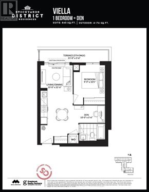 Toronto (Junction Area) condo for rent - 804 - 2300 ST CLAIR AVENUE W 804