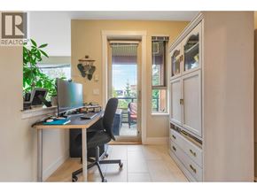 Vancouver apartment for rent - A home office with a desk, chair, and computer.