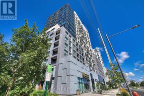 Richmond Hill (South Richvale) condo for rent - A modern building with the logo "NJA REALTY" on the front.