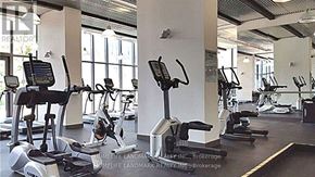 Toronto (Bay Street Corridor) condo for rent - A gym with treadmills and elliptical machines.