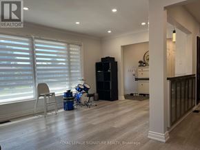 Toronto (Tam O'shanter-Sullivan) apartment for rent - A room with a chair, drum set, and a black cabinet.