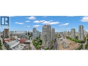 Vancouver apartment for rent - A cityscape with a REALTOR logo in the corner.
