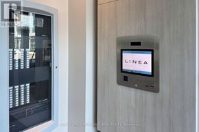 Toronto (Clairlea-Birchmount) condo for rent - A LINEA device is mounted on a wall next to a control panel.