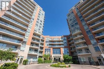 Markham (Unionville) condo for rent - A modern apartment complex with multiple buildings and balconies.