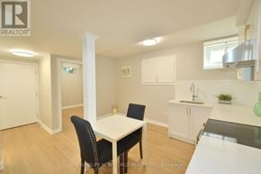 Hamilton (Crown Point) apartment for rent - A dining room with a table and chairs.