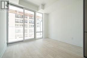 Toronto (Church-Yonge Corridor) condo for rent - A room with a view of a building through the window.