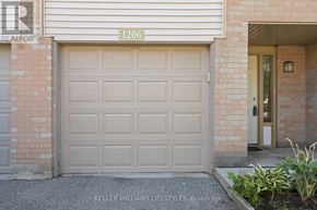 London North (North I) townhouse for rent - A garage door with the number 1206 on it.