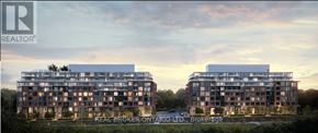 Toronto (Highland Creek) condo for rent - Two identical buildings are shown in the image.