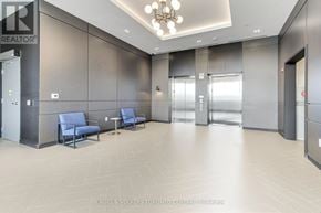 Barrie (Holly) condo for rent - A waiting area with chairs and a ceiling light.