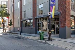 Hamilton (Beasley) condo for rent - A street view of a building with a sign that reads "BOX 81 WILLIAM".