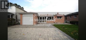 Toronto (Agincourt South-Malvern West) apartment for rent - BASEMENT - 34 MIDCROFT DRIVE Basement