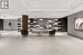 Kitchener condo for rent - A modern living room with a large marble floor and a contemporary design.