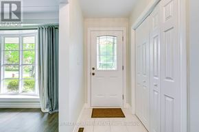 Burlington (Appleby) apartment for rent - A white door with a glass window above it.