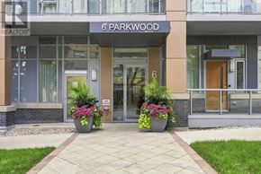 Toronto (Casa Loma) condo for rent - The front of a building with the number 6 on it.