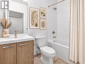 Toronto (Mount Pleasant West) condo for rent - A bathroom with a toilet, sink, and a shower.