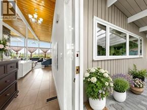 West Vancouver apartment for rent - A realtor's office with a view of a backyard.