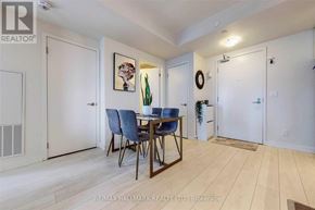 Toronto (Flemingdon Park) condo for rent - A dining room with a table and chairs.