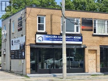 Welland (Welland Downtown) multi-family for rent - A building with a sign that says "Niagara Community Room".