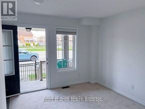 Brampton (Heart Lake East) townhouse for rent - A room with a car parked outside the window.