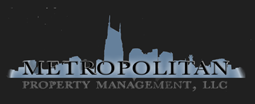 Columbia apartment for rent - A logo for a company called Metropolitan Property Management, LLC.