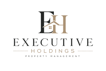 Slidell apartment for rent - A logo for Executive Holdings in property management.