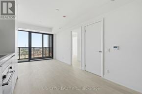 Toronto (Thorncliffe Park) condo for rent - A realtor's office with a view of the city.