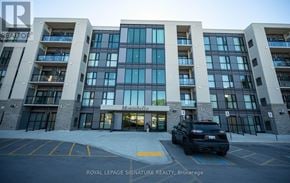 St. Catharines (E. Chester) condo for rent - A building with the name "Montebello" on it.