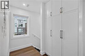 Dundas apartment for rent - A white room with a window and a set of white cupboards.