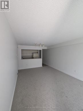 Toronto (Niagara) condo for rent - A spacious room with a carpeted floor and a window.