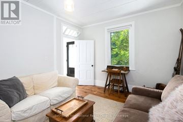Blue Mountains apartment for rent - A living room with a white couch and a brown couch.