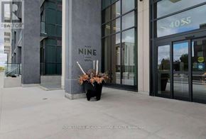 Mississauga (City Centre) condo for rent - A building with the number 4055 on it.