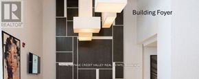 Mississauga (City Centre) condo for rent - A sign that says Building Foyer is on the wall.