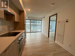 Toronto (Waterfront Communities) condo for rent - A kitchen with a sink and a window.