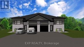 The Nation apartment for rent - A rendering of a two-story house with a garage and a car parked in front.