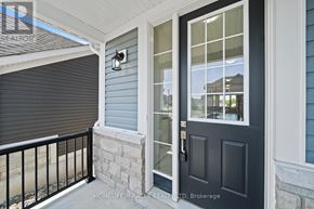 Loyalist (Bath) apartment for rent - A black door with a glass window and a black railing.