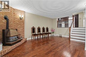 Hamilton apartment for rent - A living room with a fireplace and wood floors.