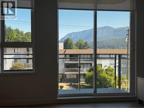 Port Moody apartment for rent - A view of a mountain range from a window in a room.