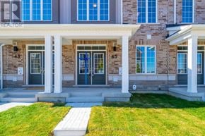 Caledon townhouse for rent - A building with the number 45 on it.