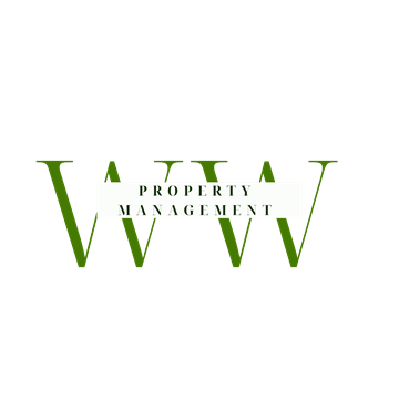 Glendale apartment for rent - A logo with the words "Property Management" in green on a black background.