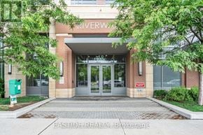 Markham (Unionville) condo for rent - The front of a building with the word Riverwalk on it.
