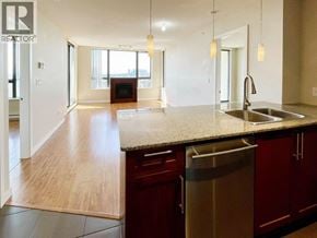 Burnaby apartment for rent - A kitchen with a sink and a counter top.