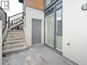 Toronto (Dovercourt-Wallace Emerson-Junction) townhouse for rent - A balcony with a door and a window is shown.