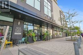 London East (East F) condo for rent - A modern building with the name "Azure" on the front.